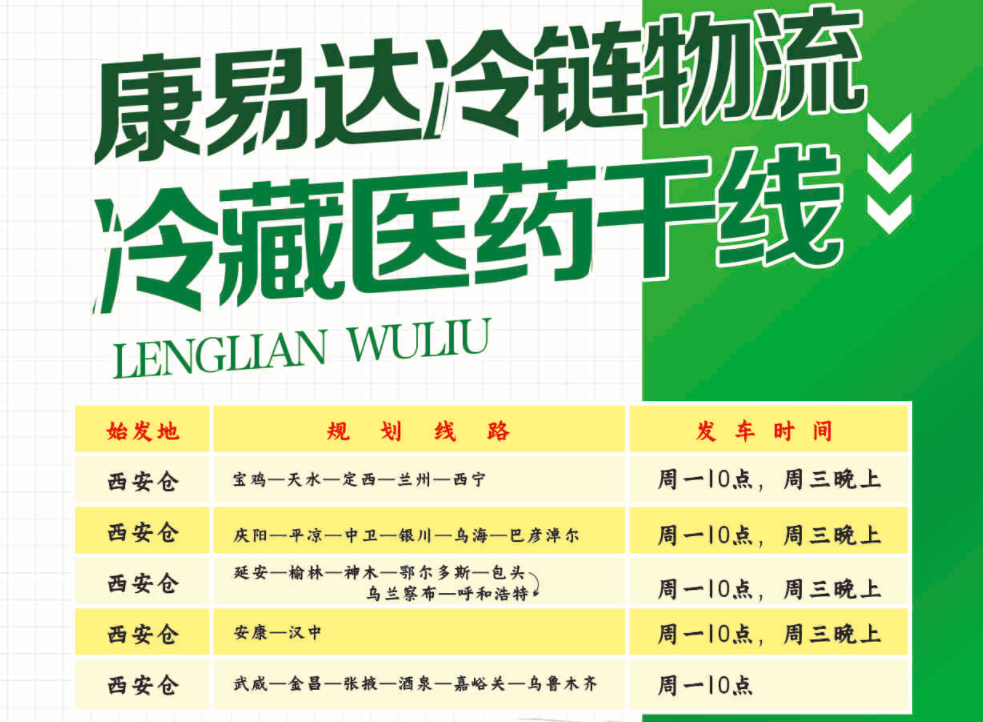 康易达医药冷链物流新干